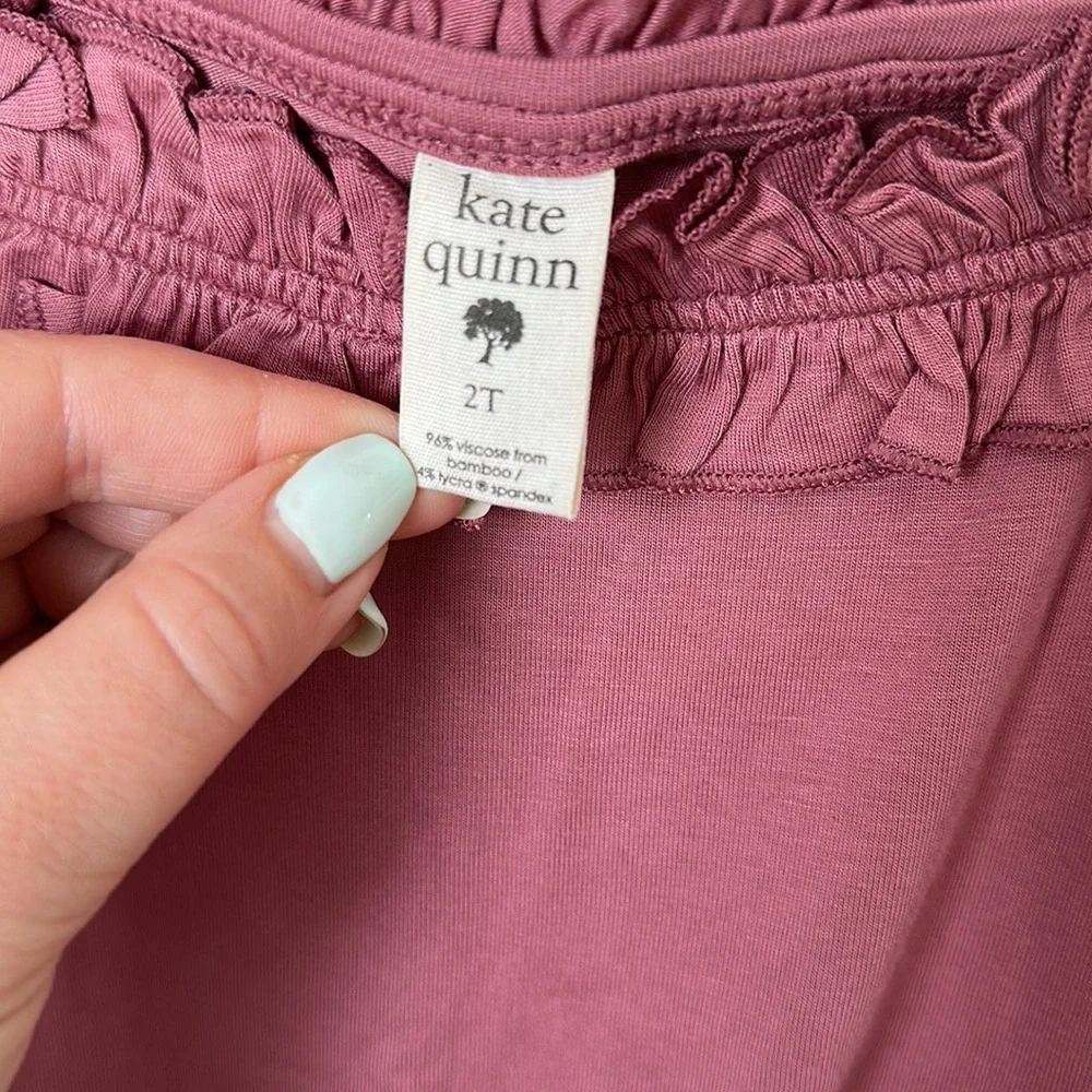 Kate Quinn Ruffle Tank & Track Shorts Set 2T - Picture 9 of 10